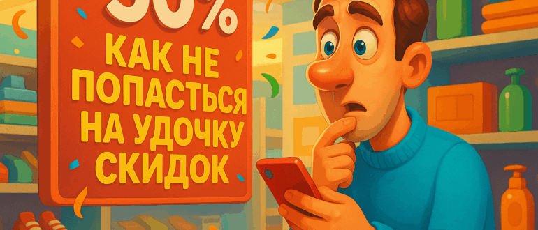 Как не попасться на удочку скидок