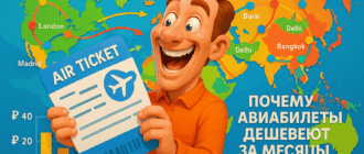 Почему авиабилеты дешевеют за месяцы до вылета