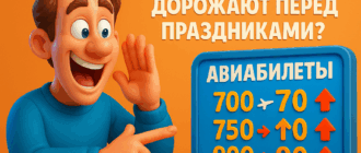Почему авиабилеты дорожают перед праздниками?
