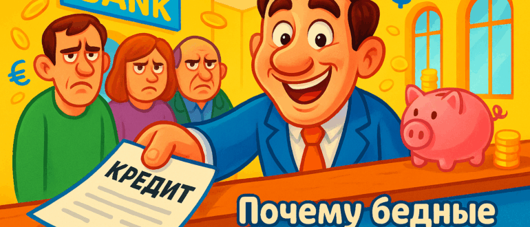 Почему бедные чаще берут кредиты?
