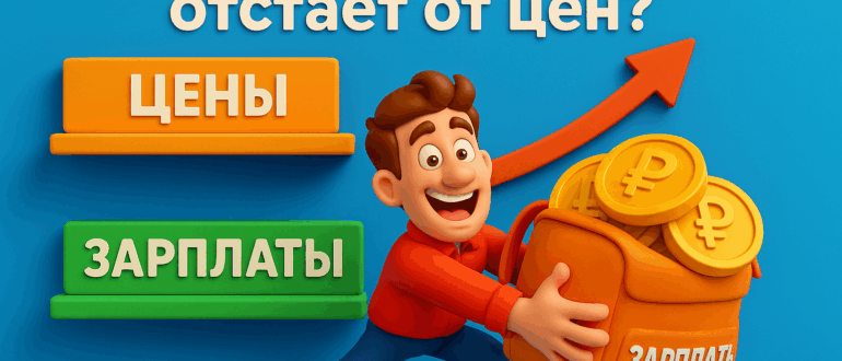 Почему рост зарплат отстает от цен?
