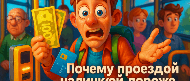 Почему проезд наличкой дороже, чем картой?
