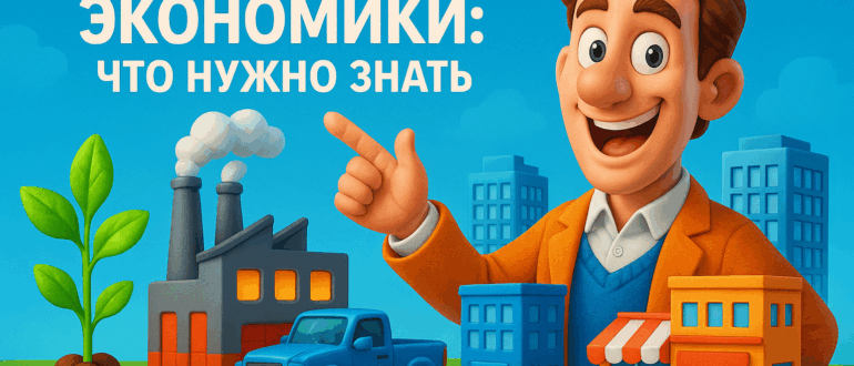 Три сектора экономики: что нужно знать