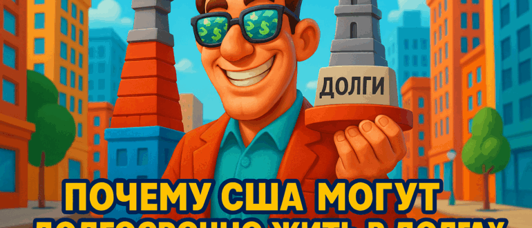 Почему США могут долгосрочно жить в долгах