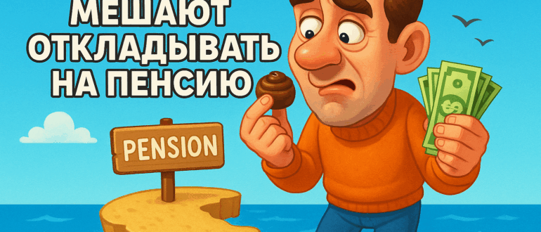 Как эмоции мешают откладывать на пенсию