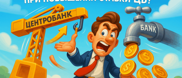 Почему кредиты дорожают при повышении ставки ЦБ?