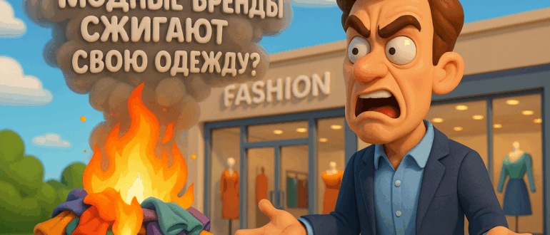 Почему модные бренды сжигают свою одежду?
